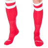 Barcode Berlin Chaussettes Football Socks Rouge-Blanc